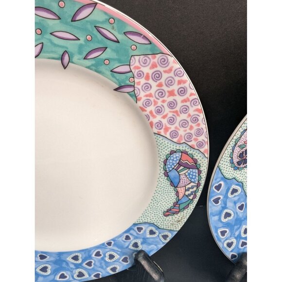 Studio Nova Medley Y0284 Salad Plate 8 1/4" Replacement Set of 3 Discontinued - Picture 3 of 11